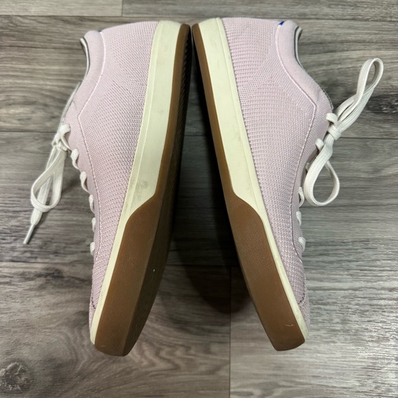 Rothy's Women's The Lace Up Sneakers in Lilac Pink Size 10 - Picture 3 of 8